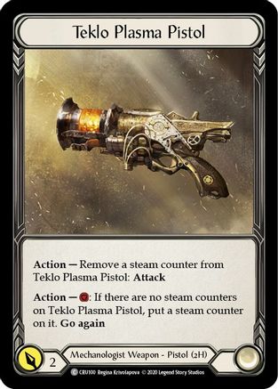 Teklo Plasma Pistol 1st Edition (CRU100) - Crucible of War