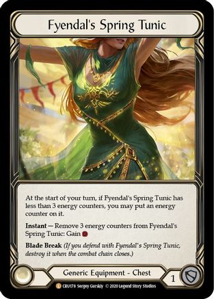 Fyendal's Spring Tunic (CRU178) Unlimited Edition - Crucible of War