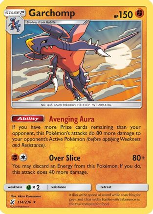 Garchomp - 114/236 (SM Unified Minds) (114) - Deck Exclusives