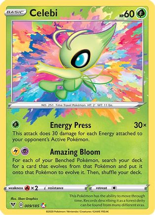Celebi (9) Holofoil - Vivid Voltage