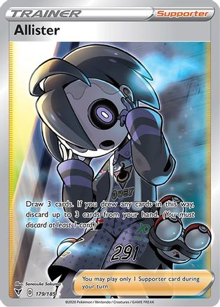 Allister (Full Art) (179) Holofoil - Vivid Voltage