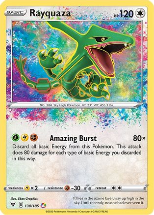 Rayquaza (138) Holofoil - Vivid Voltage