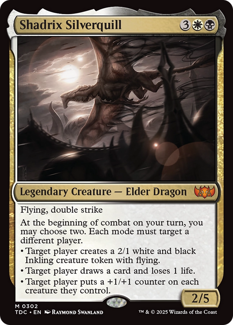 Shadrix Silverquill (302) - Commander: Tarkir: Dragonstorm
