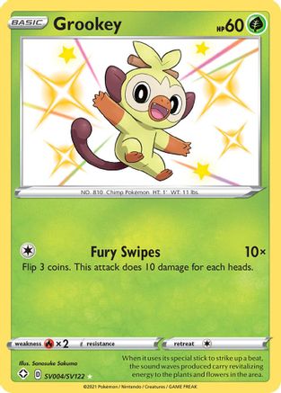 Grookey (SV004) (Shiny Vault) Holofoil - Shining Fates