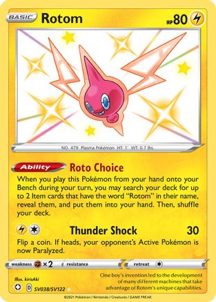 Rotom (SV038) (Shiny Vault) Holofoil - Shining Fates