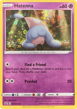 Hatenna - SWSH040 (General Mills Promo) (SWSH040) Holofoil - Miscellaneous Cards & Products