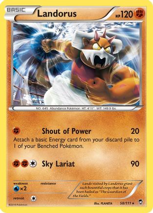 Landorus - 58/111 (58) - Deck Exclusives