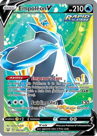 Empoleon V (Full Art) (145) Holofoil - Battle Styles
