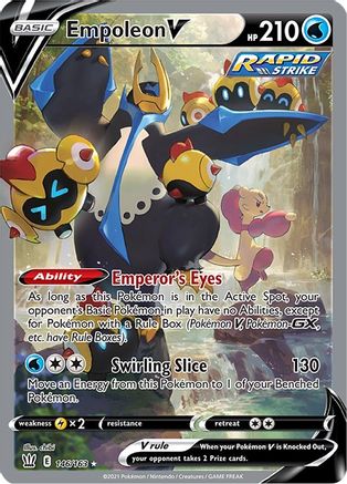 Empoleon V (Alternate Full Art) (146) Holofoil - Battle Styles