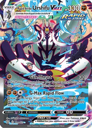 Rapid Strike Urshifu VMAX (Alternate Art Secret) (170) Holofoil - Battle Styles
