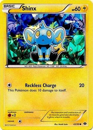 Shinx - 43/99 (Cracked Ice Holo) (43) Holofoil - Blister Exclusives