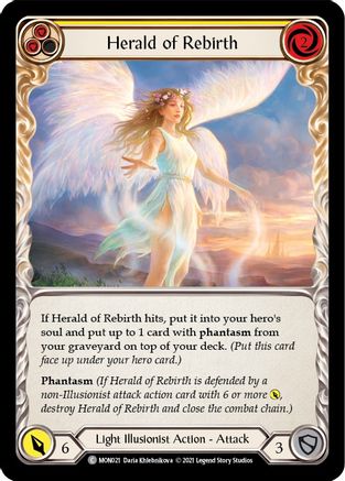 Herald of Rebirth (Yellow) (MON021) Unlimited Edition - Monarch