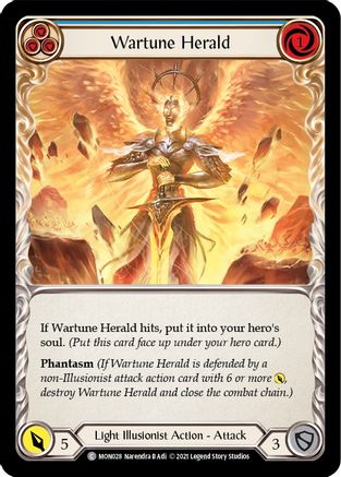 Wartune Herald (Blue) (MON028) Unlimited Edition - Monarch