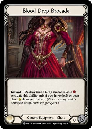 Blood Drop Brocade (MON238) Unlimited Edition - Monarch