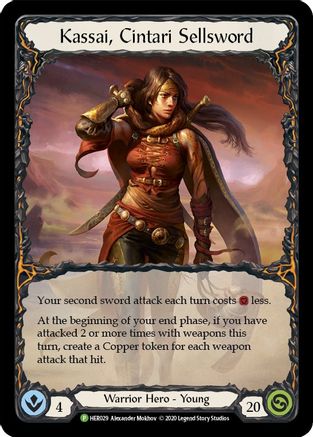Kassai, Cintari Sellsword - HER029 (HER029) Cold Foil - Flesh and Blood: Promo Cards