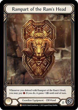 Rampart of the Ram's Head (ELE203) (Unlimited Edition) Rainbow Foil - Tales of Aria