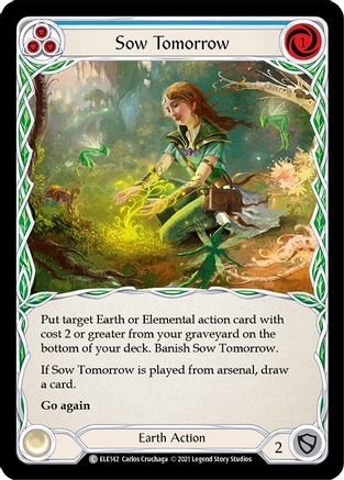 Sow Tomorrow (Blue) (ELE142) Unlimited Edition  - Tales of Aria