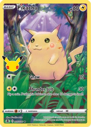 Pikachu (5) Holofoil - Celebrations