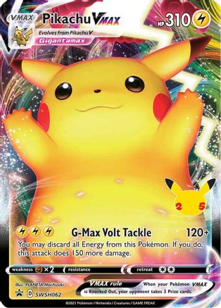 Pikachu VMAX - SWSH062 (SWSH062) Holofoil - SWSH Sword & Shield Promo Cards