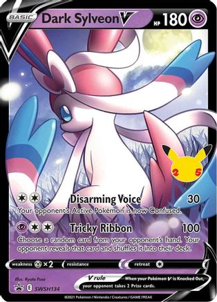 Dark Sylveon V - SWSH134 (SWSH134) Holofoil - SWSH Sword & Shield Promo Cards