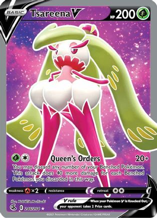 Tsareena V (Full Art) (246) Holofoil - Fusion Strike