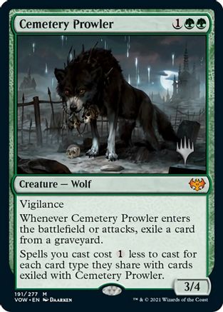 Cemetery Prowler (191) Foil - Promo Pack: Aetherdrift