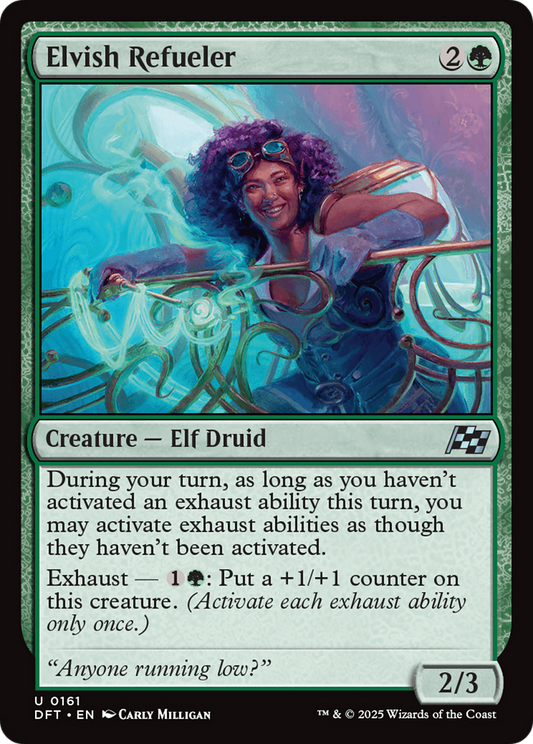Elvish Refueler Foil (161) - Aetherdrift