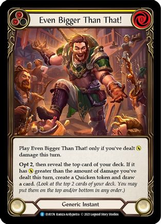 Even Bigger Than That! (Yellow) (EVR174) 1st Edition- Everfest