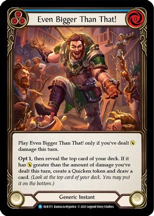 Even Bigger Than That! (Blue) (EVR175) 1st Edition - Everfest