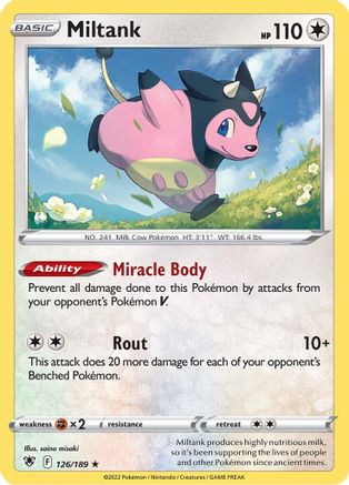 Miltank (126) Holofoil - Astral Radiance