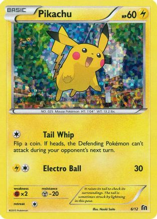 Pikachu (6) Holofoil - McDonalds Promos 2016