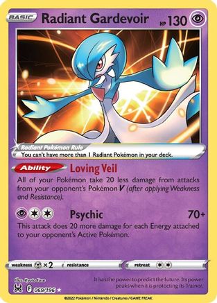 Radiant Gardevoir (69) Holofoil - Lost Origin