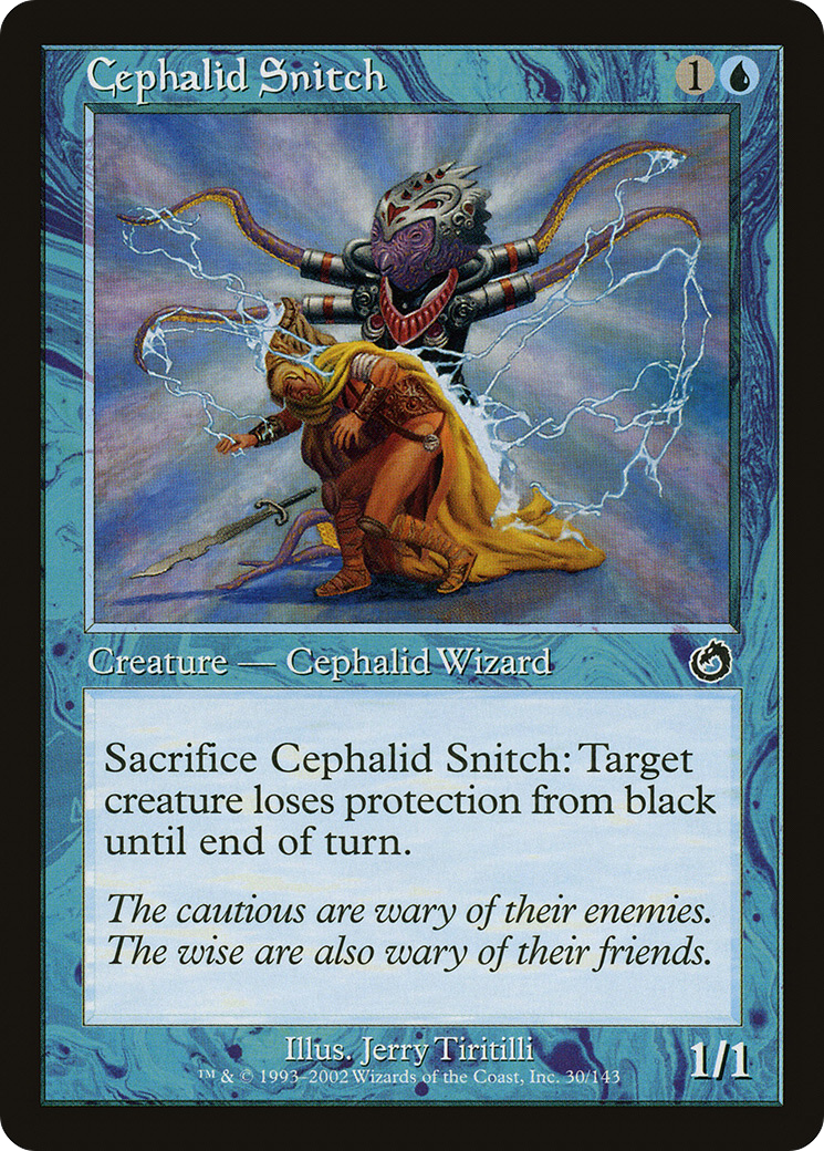 Cephalid Snitch (Retro) (030) Foil - Torment