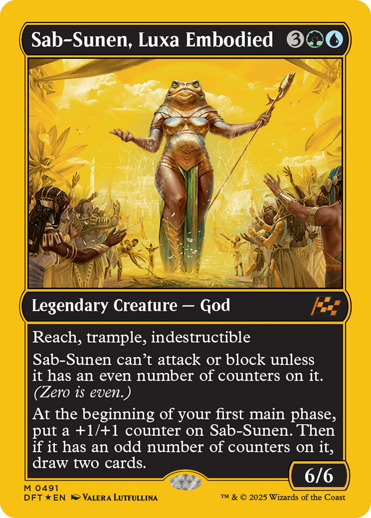 Sab-Sunen, Luxa Embodied (First-Place Foil) Foil (491) - Aetherdrift