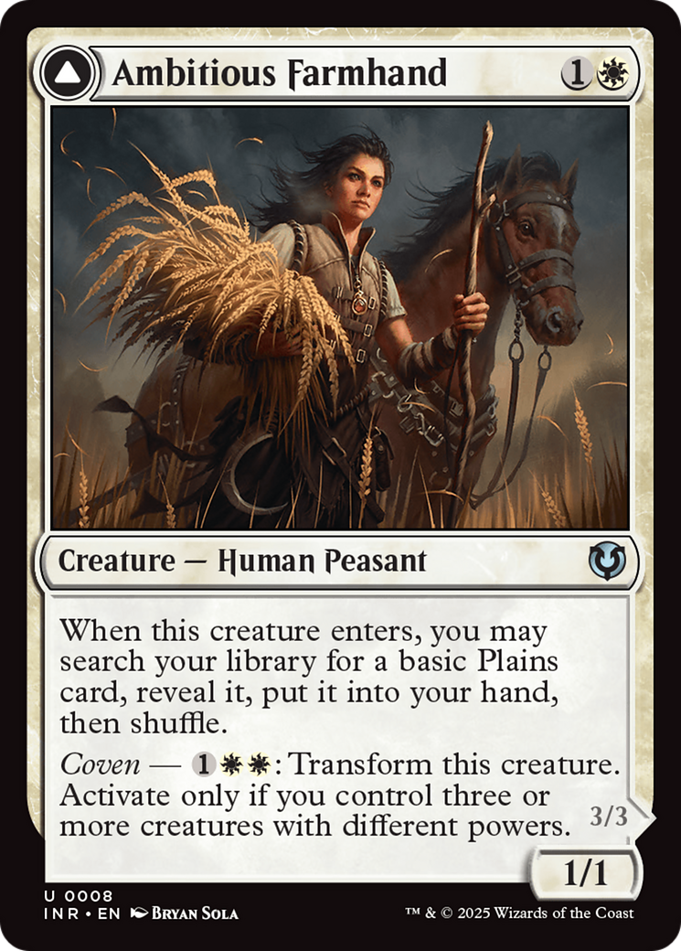 Ambitious Farmhand Foil (008) - Innistrad Remastered