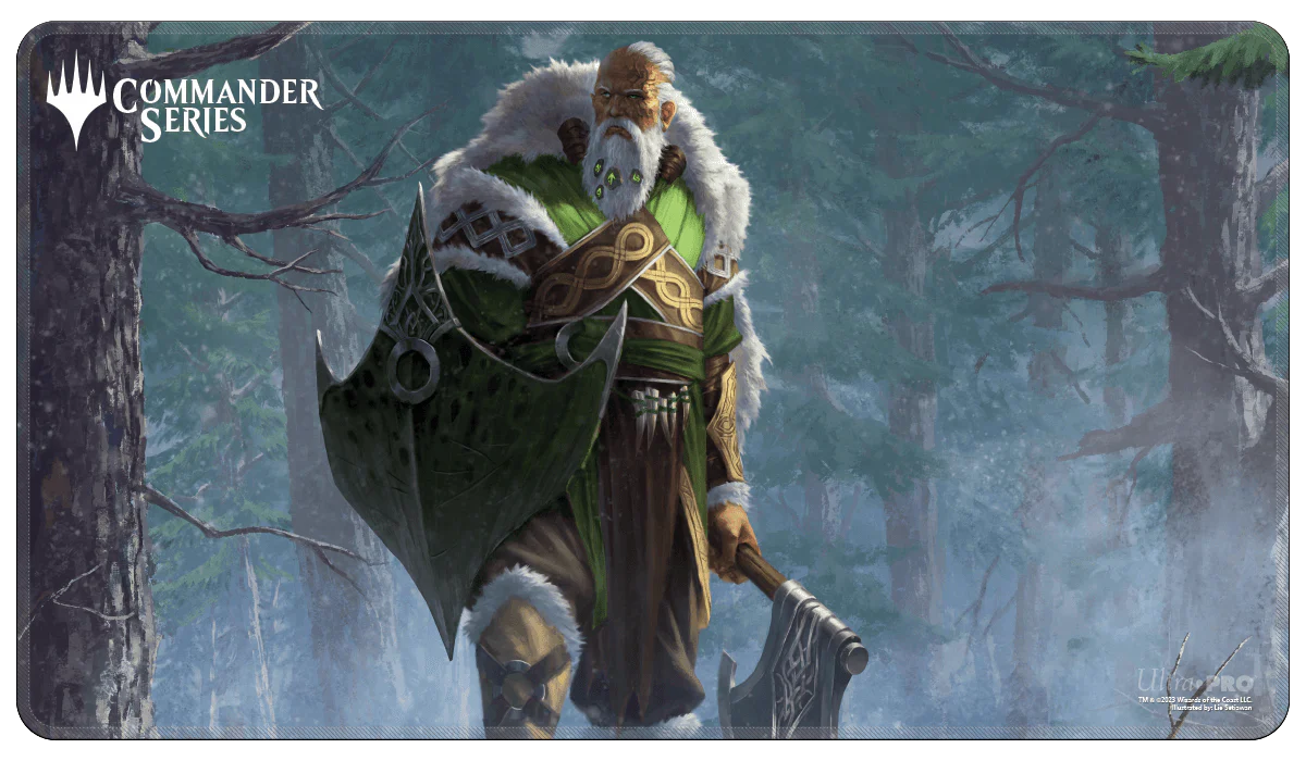 Commander Series Playmat Stitched Fynn, the Fangbearer-Silver Goblin
