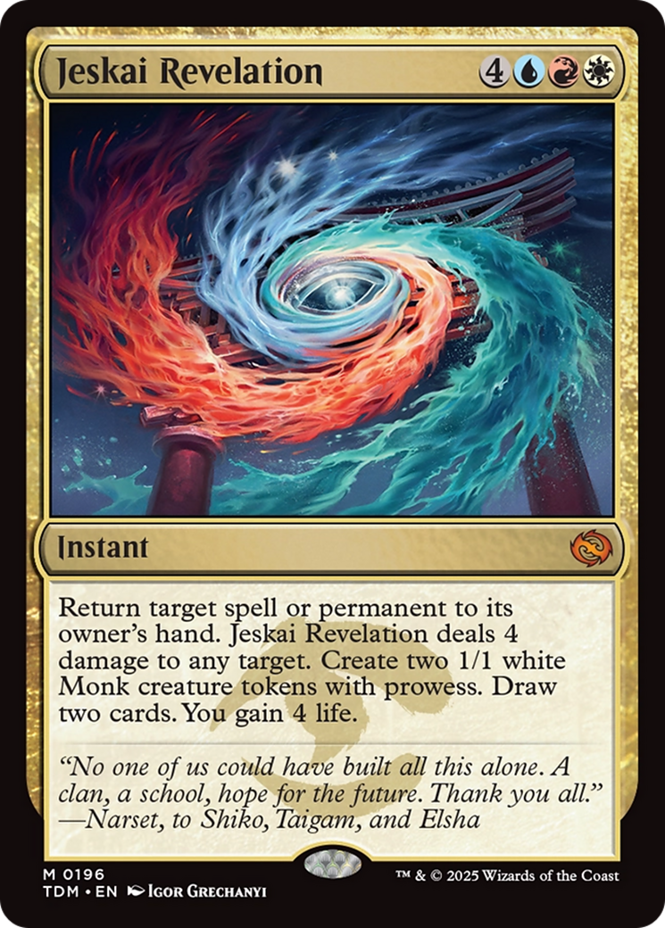Jeskai Revelation (196) - Tarkir: Dragonstorm