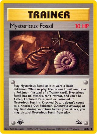 Mysterious Fossil (62) (1st Edition) - Fossil