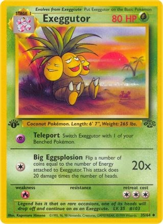 Exeggutor (35) (1st Edition) - Jungle