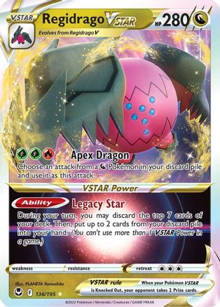 Regidrago VSTAR (136) Holofoil - Silver Tempest
