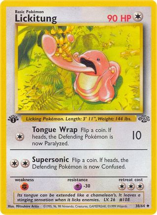 Lickitung (38) (1st Edition) - Jungle