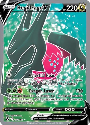 Regidrago V (Full Art) (183) Holofoil - Silver Tempest