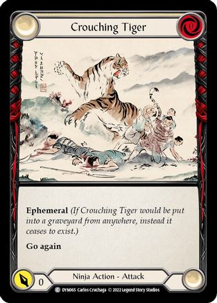Crouching Tiger (DYN065) Rainbow Foil - Dynasty