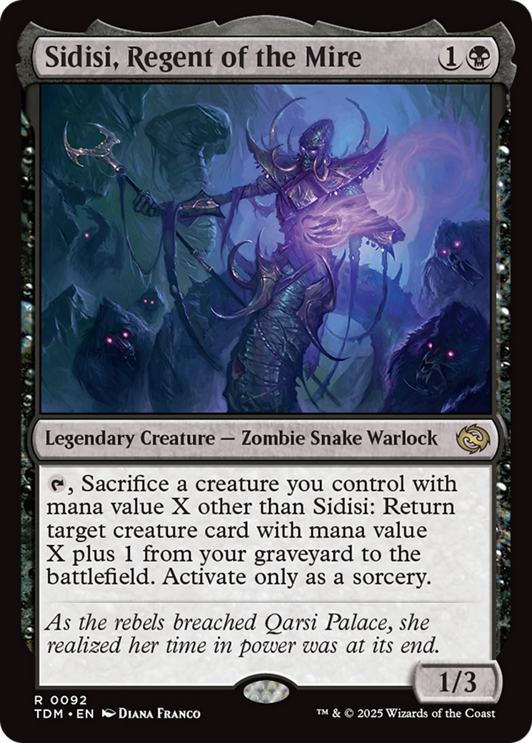 Sidisi, Regent of the Mire (092) - Tarkir: Dragonstorm