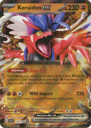 Koraidon ex (125) Holofoil - Scarlet & Violet