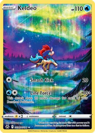Keldeo (GG07) Holofoil - Crown Zenith