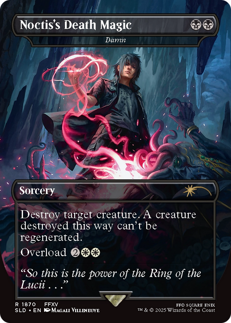 Damn (Noctis's Death Magic) (1870) Foil - Secret Lair Drop