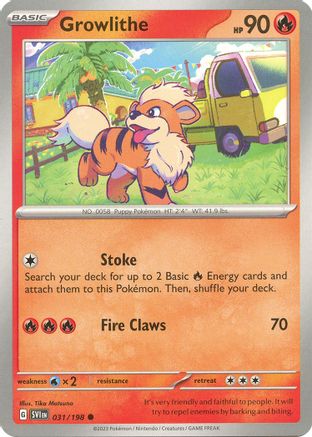 Growlithe (31) - Scarlet & Violet