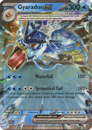 Gyarados ex (45) Holofoil - Scarlet & Violet