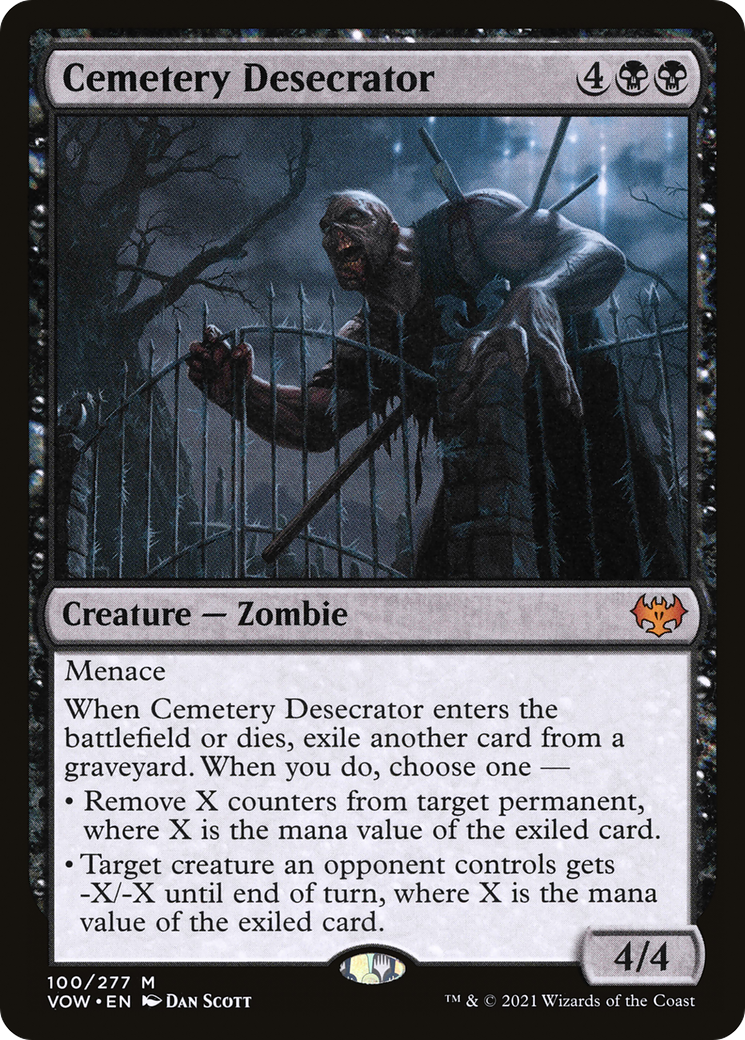 Cemetery Desecrator (100) Foil - Innistrad: Crimson Vow